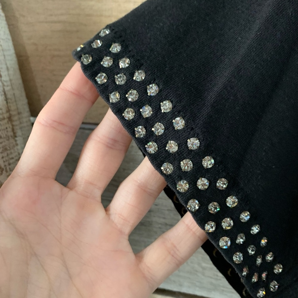 Vintage Rhinestone Top - Picture 2 of 9